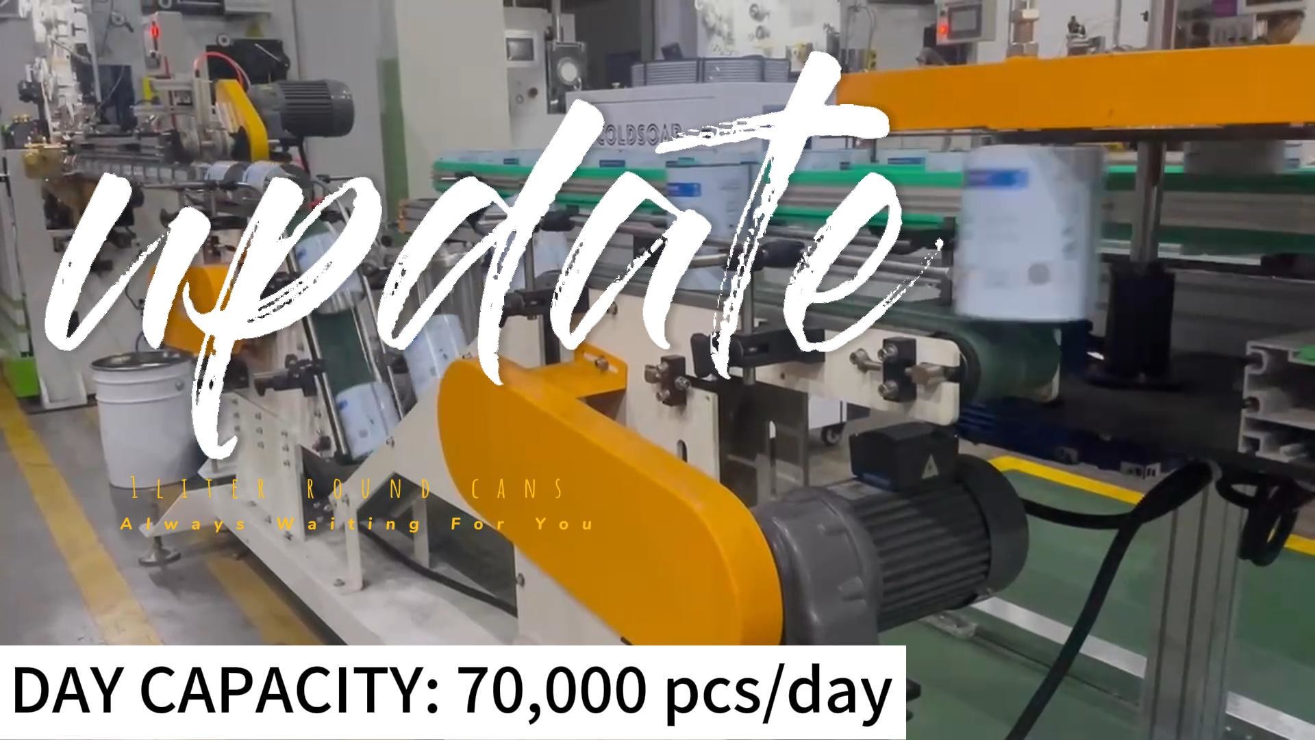 Laatste bedrijfsblogs Een metalen blikmachine van 1 liter met hoge snelheid maakt een revolutie in de productie-efficiëntie