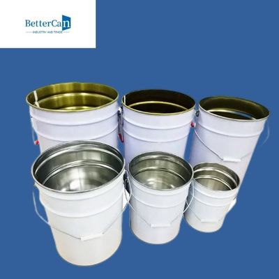 kopen Metaal20l Witte Emmer, de Emmer van het 5 Gallonmetaal met Sluitendeksel online manufacture