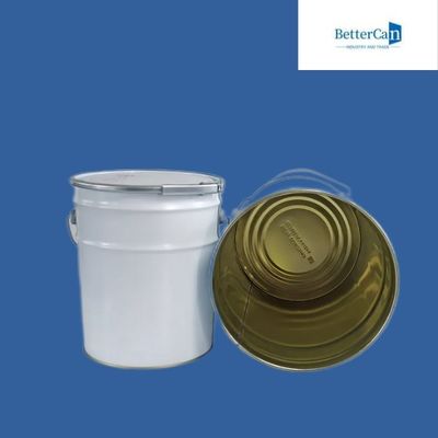 kopen ISO9001 5 Gallon Tin Bucket Auto Geverfde metalen emmer 20 liter Witte emmer online manufacture
