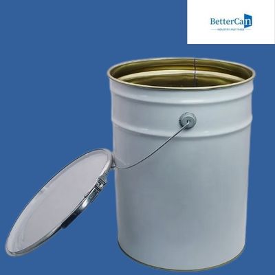 kopen 20l om de Emmer van de Metaalverf de Trommel van het 5 Gallonmetaal, met Schroefdeksel online manufacture