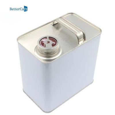 kopen ISO9001 Container van het het Tin4l 2L de Rechthoekige Metaal van de autoverf met Spuitenglb Verpakkende Container online manufacture
