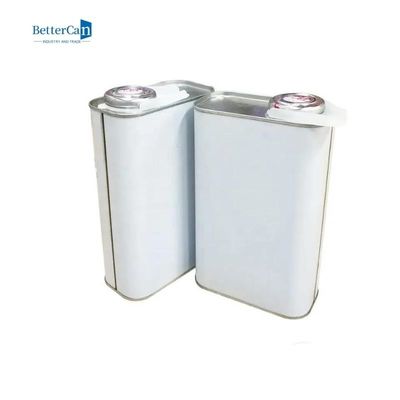 kopen Vierkant 1 Kwart gallonmetaal Tin Canisters, de Lege Blikken van 1 Gallon Lege Verf met Plastic Deksel online manufacture