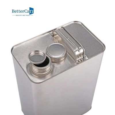 kopen 4L F-de Stijl die Verf verfraaien kan   Lege Zilveren Verfblikken met Schroefdop online manufacture