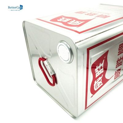 kopen 10L Olive Oil Tin Can Food-de Trekkracht van Tin Can With Plastic Ring van de Rangpalmolie online manufacture