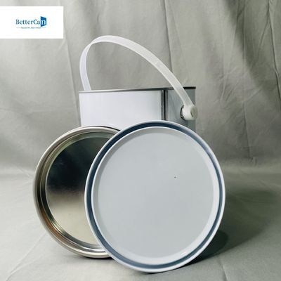 kopen 1 liter witte verf blikken Ronde container 4 liter pakket metalen blikken online manufacture