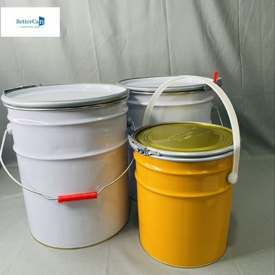 kopen Hoge duurzaamheid 5 liter blikblik met deksel rubberen pakket industriële container blikverpakking met slotring online manufacture