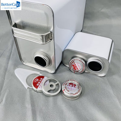kopen OEM motor olie 1 gallon lege vloeistof blik met metalen dop 500 ml rechthoekig online manufacture