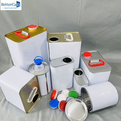 kopen 1 kwart autoverfsets lege blikken 1 liter vierkant metalen verpakking online manufacture