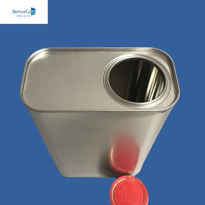 Klantgerichte 500ml 1L schilderen Tin, Leeg Rechthoekig Tin Cans