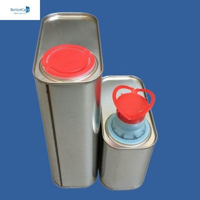 Klantgerichte 500ml 1L schilderen Tin, Leeg Rechthoekig Tin Cans