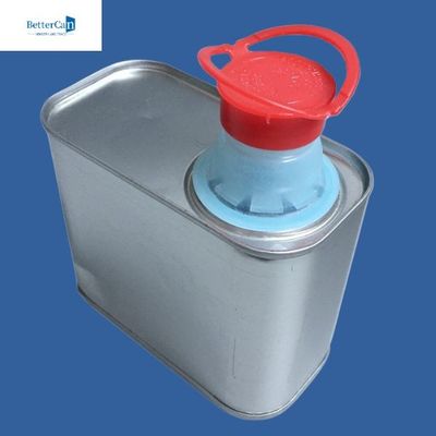 Klantgerichte 500ml 1L schilderen Tin, Leeg Rechthoekig Tin Cans