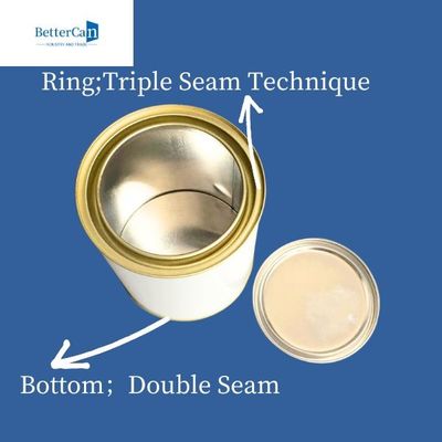 Het auto Ronde Metaal kan de Opslag van Tin Bucket Drum For Packaging van het Douane1l Metaal
