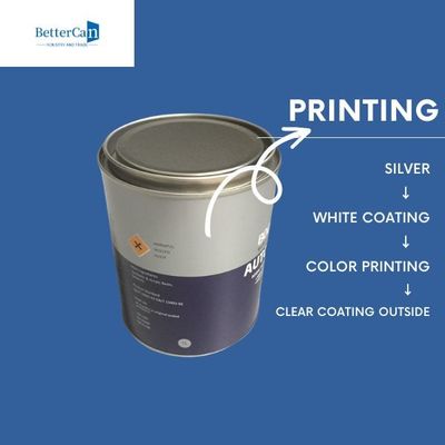 Het auto Ronde Metaal kan de Opslag van Tin Bucket Drum For Packaging van het Douane1l Metaal