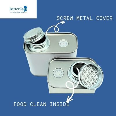 150g-500g koffie Bean Tin   Vierkant Tin Containers Manufacturers