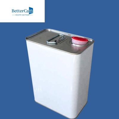 4L de autoverf Tin Leak Proof Rectangular With 42mm Plastiek trekt Deksels uit