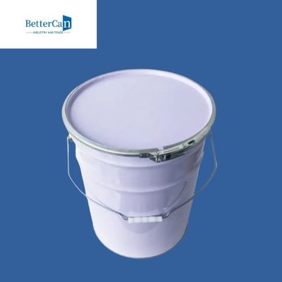 De lege Emmer 20L van de Metaalverf Emmer van de 5 Gallon de Witte Verf met Regelbare Hoogte