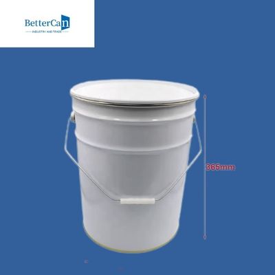 Antiroest de Emmer15l 20L Witte Emmer van de Metaalverf met Deksel