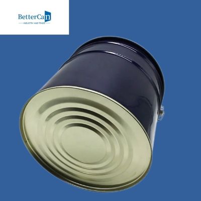 Blauwe de Verfemmer van het 5 Gallonmetaal, Rond Metaal Pail With Handle