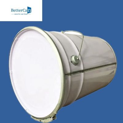 Metaal20l Witte Emmer, de Emmer van het 5 Gallonmetaal met Sluitendeksel