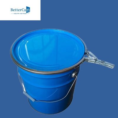 Kan de metaal Buitenverf, Leeg 5 Gallonstaal Pail With Lid