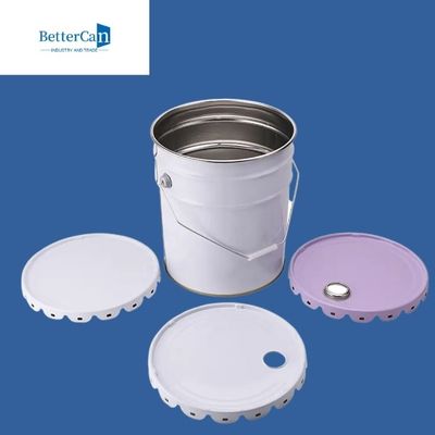 Resealable Emmer van Pail Bucket Metal Five Gallon van de Metaalverf met Handvatdeksel