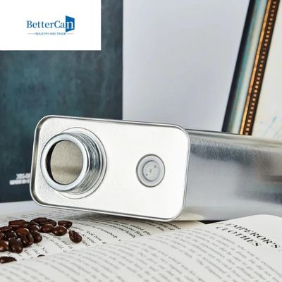 Gepersonaliseerd Rechthoekig de Theetin van Koffiebean tin 6Oz-26Oz 350g