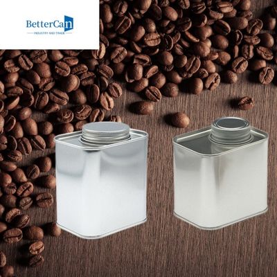 0,5 Ponden het Metaal Vierkant Tin With Valve van Bean Tin 500G van de 1 Pondkoffie