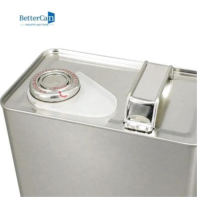 ISO9001 het de Verfmetaal van Tin Rectangular 4l van de motorolie kan Aangepaste Druk