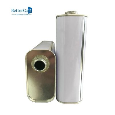 ISO9001 de Olie van de douanemotor Tin Empty Square Paint Cans 1 Liter