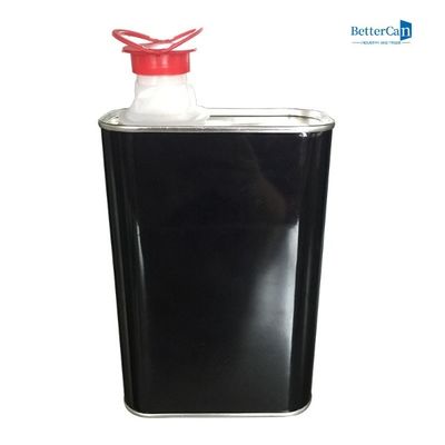 ISO9001 de Olie van de douanemotor Tin Empty Square Paint Cans 1 Liter