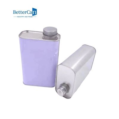 1 liter Vierkant Tin Can 26mm het Schilderen Tin Cans Easily Open For Motorolie