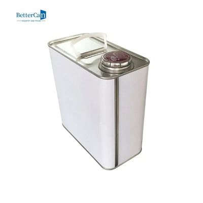 Vierkante Marine Engine Oil Tin 2 Literverf Tin Cans met Schroefdekking