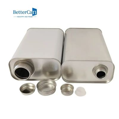 1 Gal Engine Oil Tin het Verpakkende Tin van 1 Litermetaal met het Plastic Deksel van de Kurkschroef