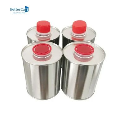 1 Gal Engine Oil Tin het Verpakkende Tin van 1 Litermetaal met het Plastic Deksel van de Kurkschroef