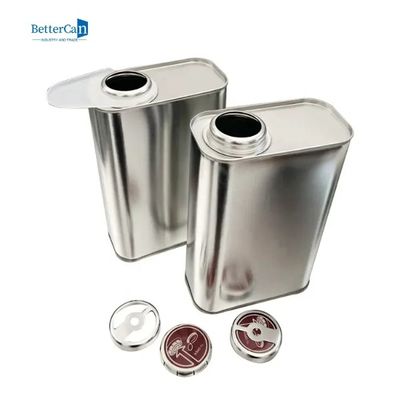 500ml duidelijk de Trechterschroefdeksel van Tin Custom Tin Containers With van de Motorolie