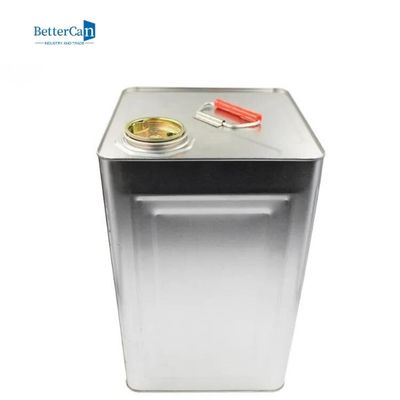 Lege Zilveren Vierkante het Metaalemmers 0.28mm0.35mm van Verfblikken 18L 20L Maat