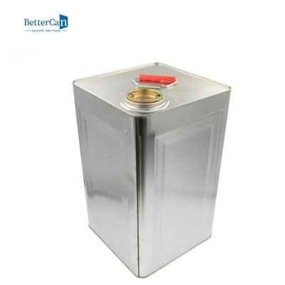 Het zelfklevende Deksel van de de Pijpdekking van Tin Can Square With Oil van de 20 Literverf