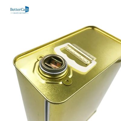 Van het de Verftin van de motorolie Lege Rechthoekige Lege de Verfblikken 1 Gallon met Drukschroefdeksel