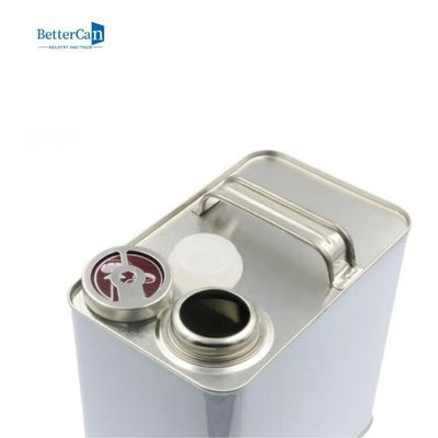 De vierkante 4 Tinvernis die van de Liter Lege Verf de Verf van het 1 Gallonmetaal met een laag bedekken kan