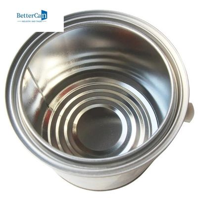 De ronde Lege Blikken van 1 Gallonverf, 1 Kwart gallon Ongevoerde Verf Tin Pails