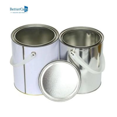 Ronde Verf Tin Cans Container   4L lege de Verfblikken van de Metaalgallon