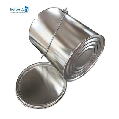 Ronde Verf Tin Cans Container   4L lege de Verfblikken van de Metaalgallon