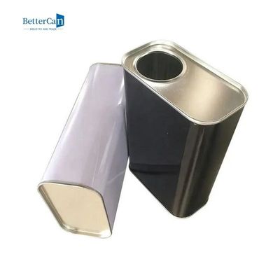 1L de Verf van Tin Plate Cans Square Auto van de autoverf kan met Samendrukkingsdeksels