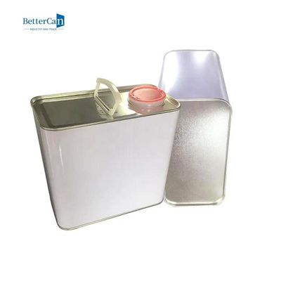 2 Blikken van de de Gallonverf van Tin Cans van de literverf de Lege voor de Verpakking van Dunner Chemisch product