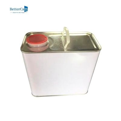 2 Blikken van de de Gallonverf van Tin Cans van de literverf de Lege voor de Verpakking van Dunner Chemisch product