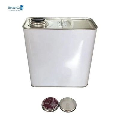 Drukglb Vierkante Tin Can 2L Vierkante Lege Verf Tin For Thinner Chemical