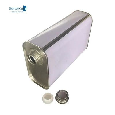 De Verfblikken Rechthoekig Tin Can With Screw Cap ISO 9001 van de douane Lege Kwart gallon