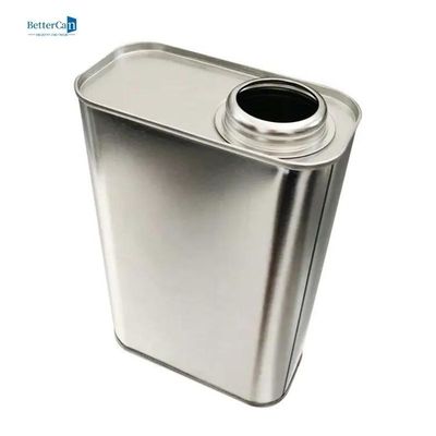 De Verfblikken Rechthoekig Tin Can With Screw Cap ISO 9001 van de douane Lege Kwart gallon