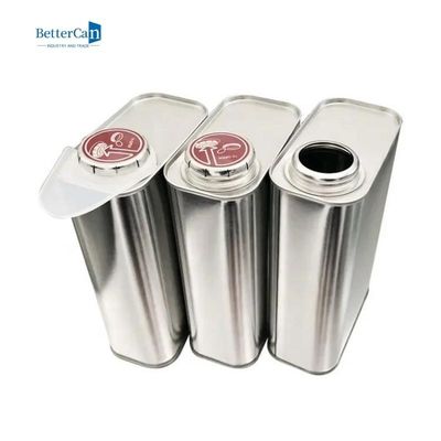 Het vierkante Tin de Deklaag Tin Metal Jerry Tin Container van de Autoverf van de 1 Litervernis