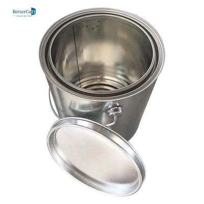 1 het Materiaal van de Verftin round tinplate van de gallonauto met Hefboomdeksel